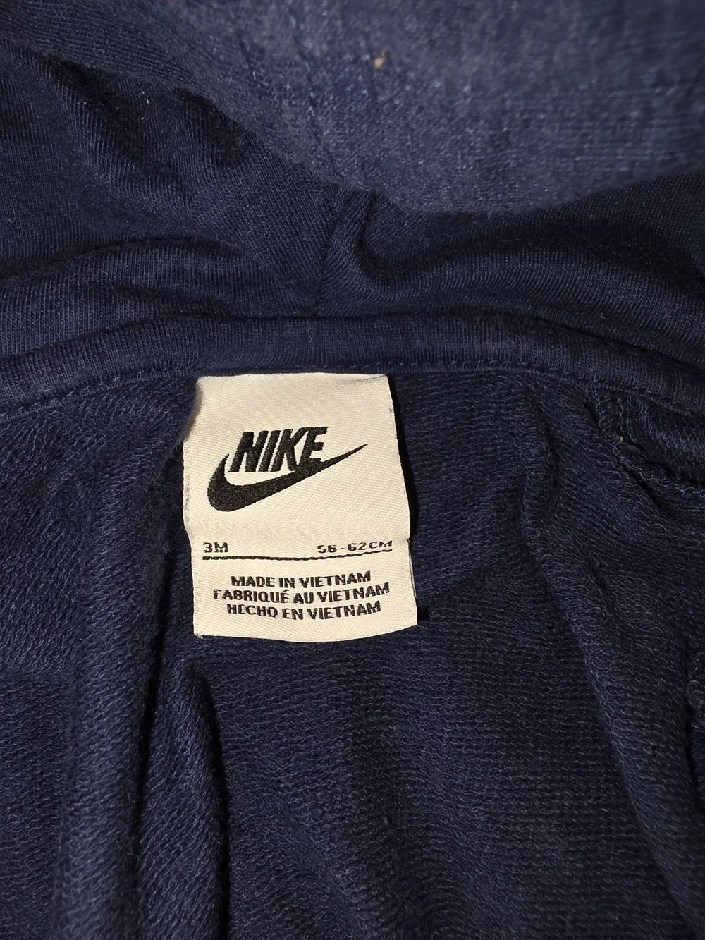 Nike Toddler Navy Zip-Up Hoodie
